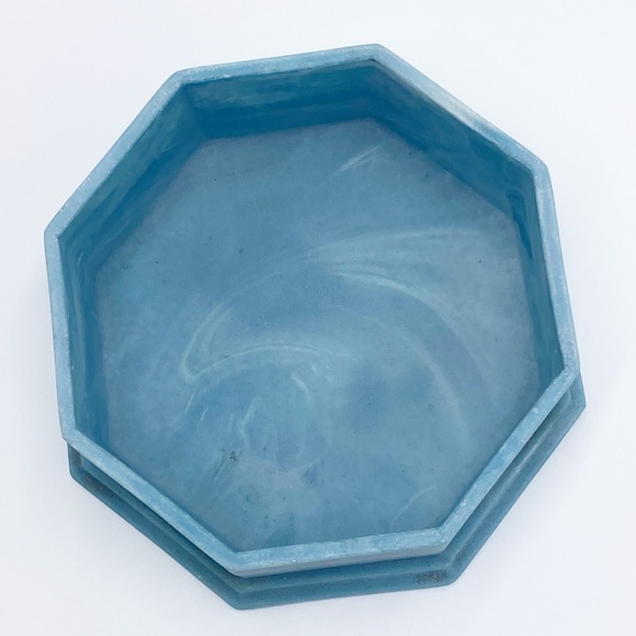 Carousel Horse Blue Soapstone Trinket Box by Design Gifts International Inc. - Picture 7 of 10